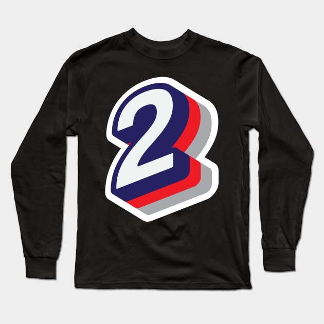 2 Long Sleeve T-Shirt by MplusC